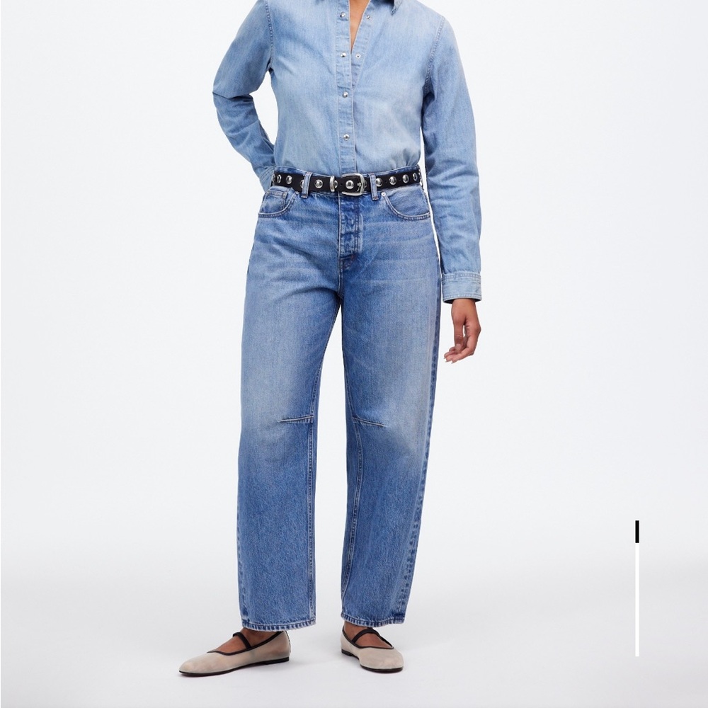 Madewell Tall Curvy Barrel Jeans